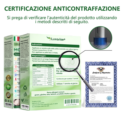 𝑁𝑒𝑔𝑜𝑧𝑖𝑜 𝑢𝑓𝑓𝑖𝑐𝑖𝑎𝑙𝑒  |🌠𝑳𝒖𝒙𝒂𝒓𝒊𝒔𝒆®  Moringa · Berberine × NAD+ 10-in-1 Advanced Nano Microneedle Patch II (Solo una volta al giorno, cambiamenti visibili in 7 giorni) ✅ Per obesità, pelle rilassata, diabete, apnea notturna, problemi articolari e molto altro